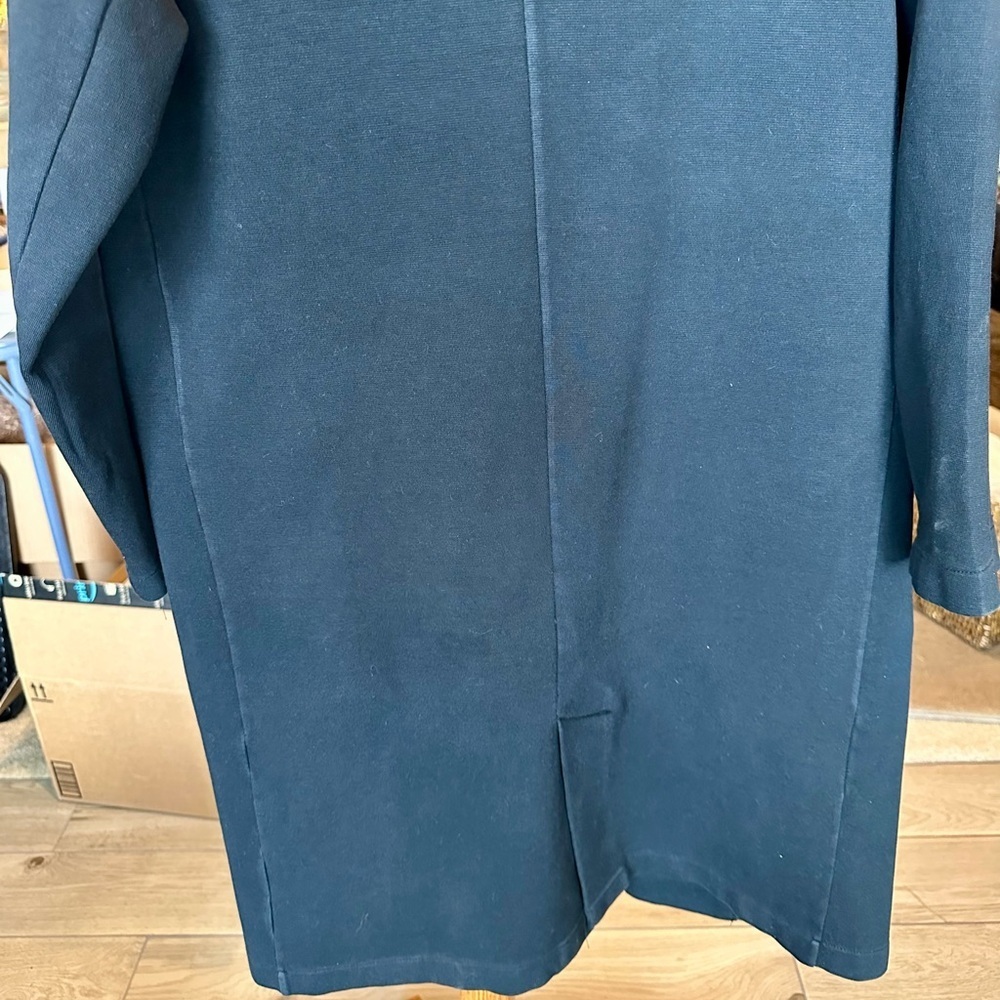 Agnes b Black Cotton Duster Jacket - Picture 9 of 9
